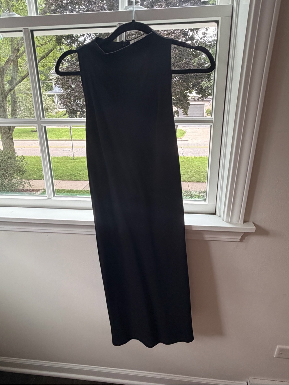Babaton Black Sleeveless Maxi Dress